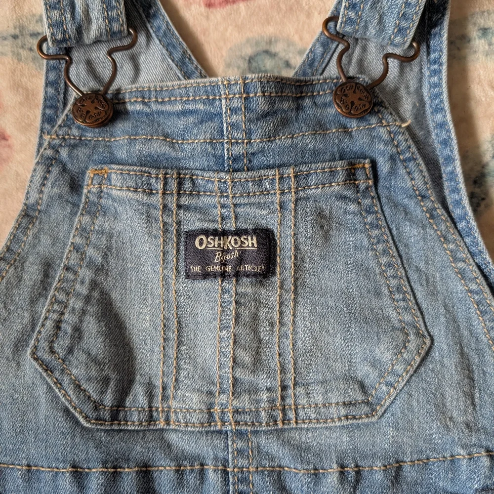 $‎ 💥3/$24 OshKosh B'gosh Blue Denim Overalls